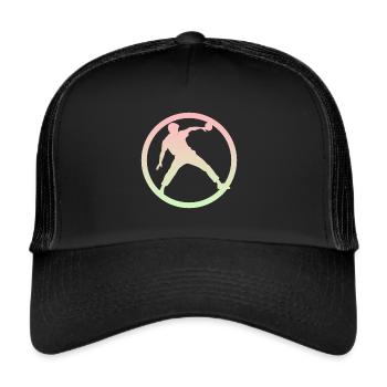 Table Tennis Racket Table Tennis Table Tennis - Trucker Cap - black/black - Front