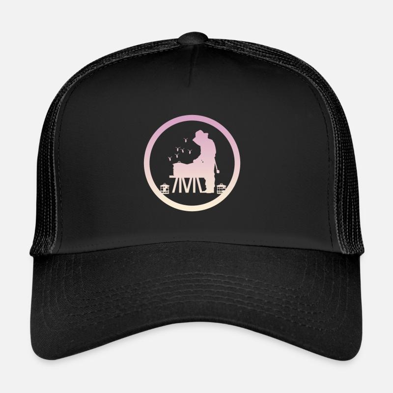 Bee Honeycomb Honeycomb Trucker Cap