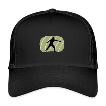 Table Tennis Table Tennis Table Tennis Table Tennis Ball - Trucker Cap - black/black - Front