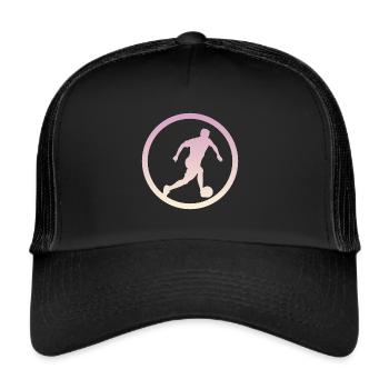 Beach Ball Beach Beach Soccer - Trucker Cap - black/black - Front