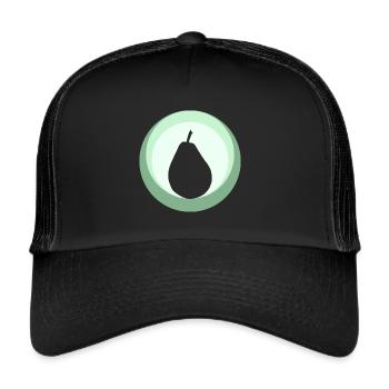 Vegan Breakfast Foodie - Trucker Cap - black/black - Front