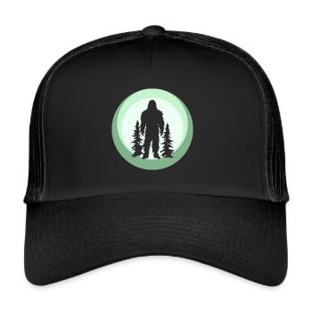 Lochness Bigfoot Bigfoot - Trucker Cap - black/black - Front