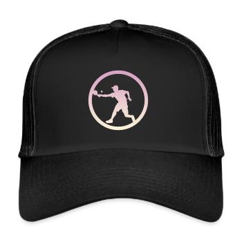 Pickleball bats Pickleball players - Trucker Cap - black/black - Front