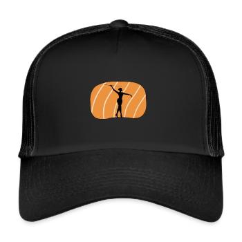 Twirling Dancing Baton Twirling - Trucker Cap - black/black - Front