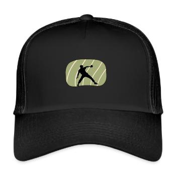 Table Tennis Tennis Tennis - Trucker Cap - black/black - Front