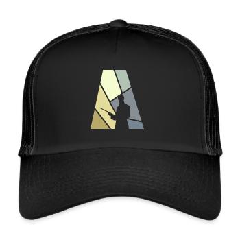 Billiards Billiard Player Billiard Ball - Trucker Cap - black/black - Front