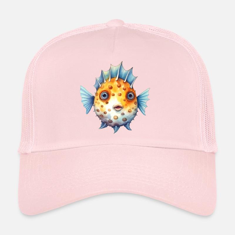 Blue Blowfish Trucker Cap