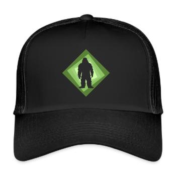 Big foot Big foot Lochness - Trucker Cap - black/black - Front