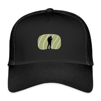 Beatboxing DJ Djing - Trucker Cap - black/black - Front