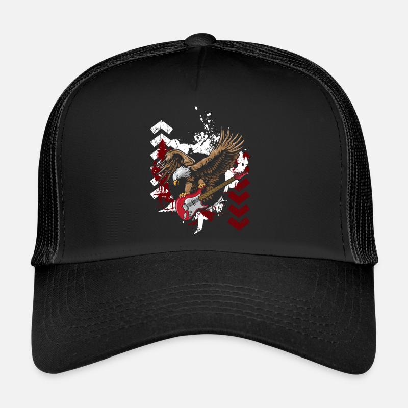 Trash Polka Trash Cool Black - Trucker Cap - black/black