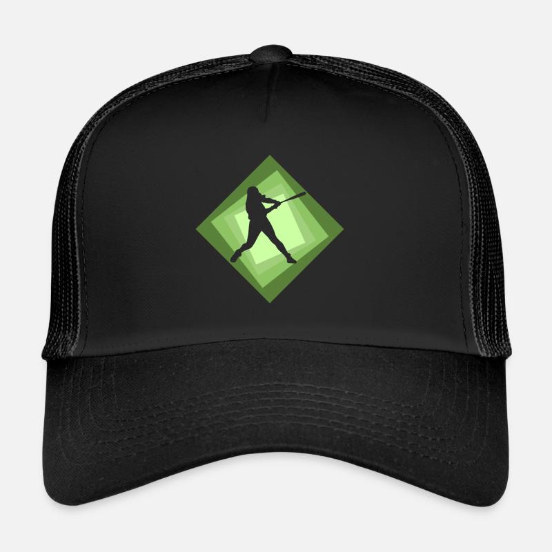 Softball Baseball Softball Bat Trucker Cap