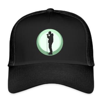 Beatboxing Beatboxer Beatbox - Trucker Cap - black/black - Front