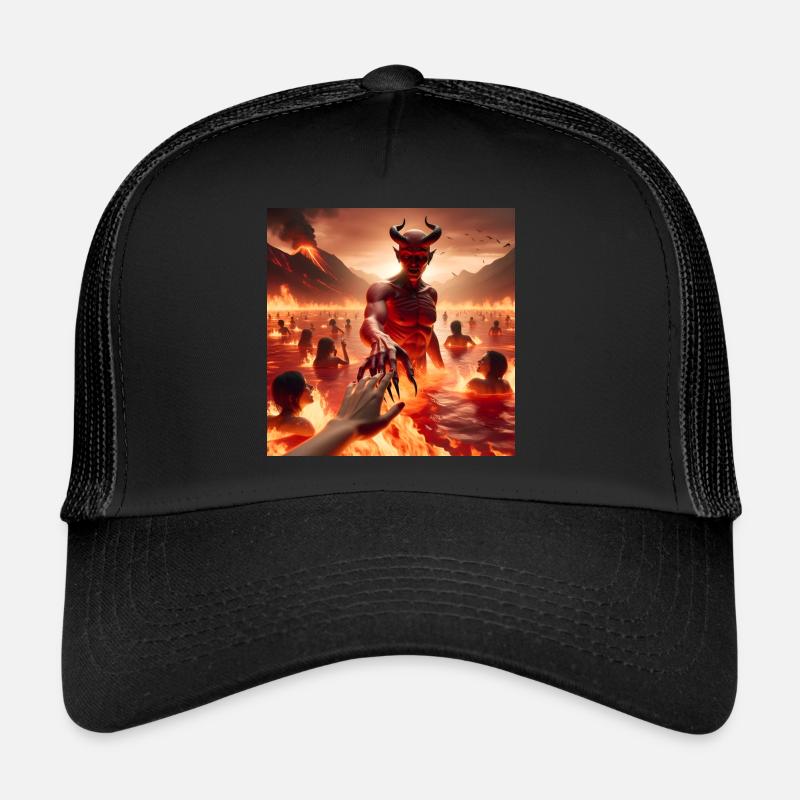 Follow Me to the Abyss - Infernal Devil's Pact #14 Trucker Cap