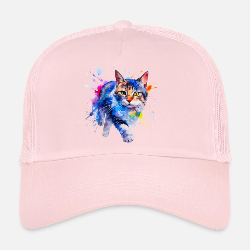 chat, chaton Casquette trucker 