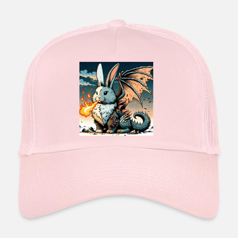 Feuerspeiender Hase Drache #01 Trucker Cap