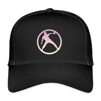 Table Tennis Rackets Table Tennis Tennis - Trucker Cap - black/black - Front