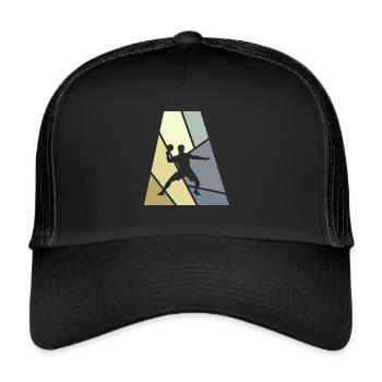 Table Tennis Table Tennis Racket - Trucker Cap - black/black - Front