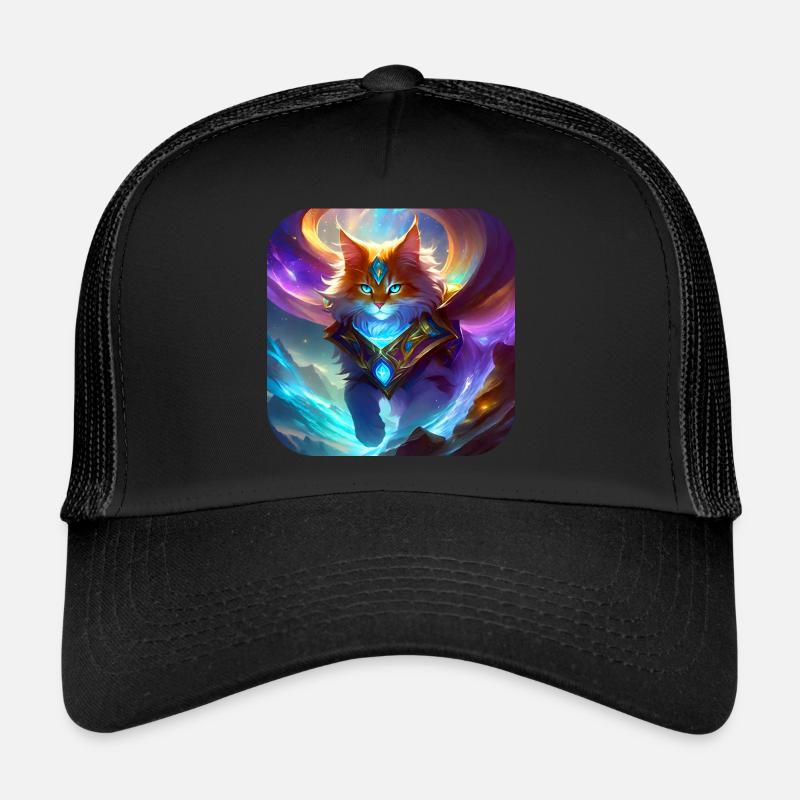 Mystical Magical Cat Trucker Cap