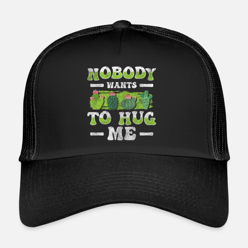 Cacti Spines Gardener - Trucker Cap - black/black