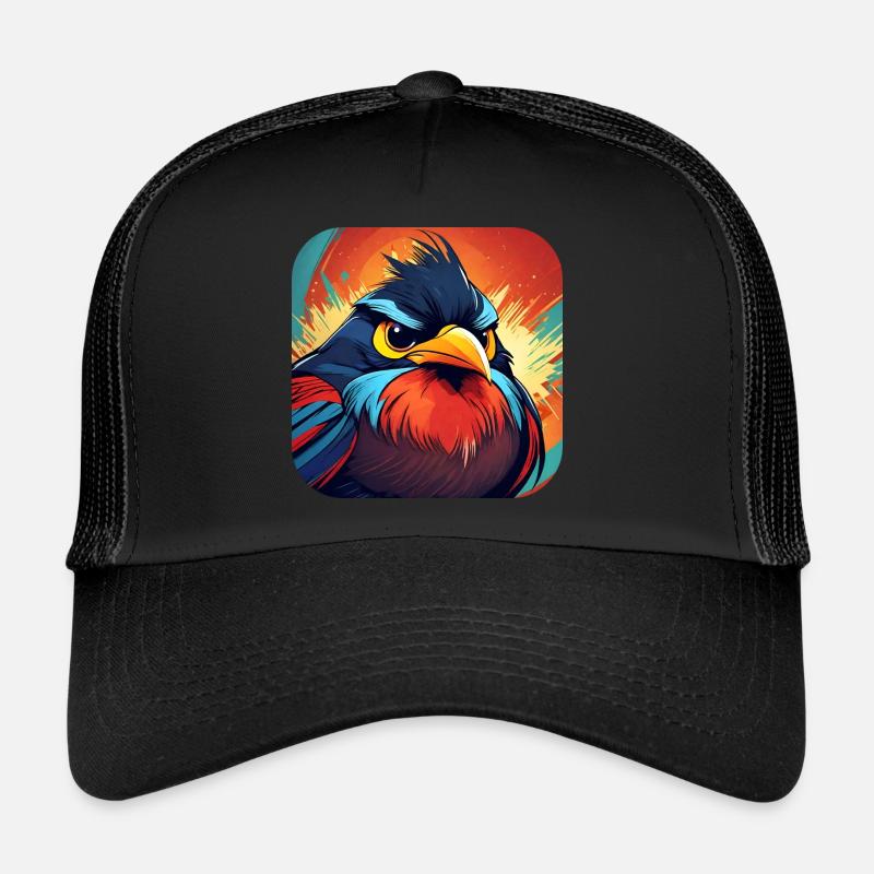 Grimmiger Vogel Trucker Cap