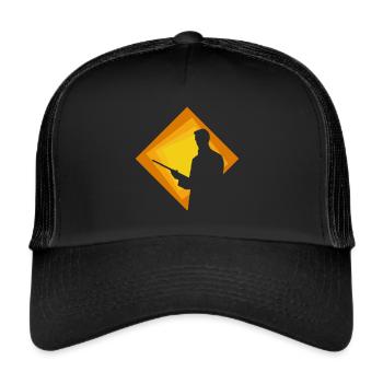 Billiard Ball Billiards Billiard Player - Trucker Cap - black/black - Front