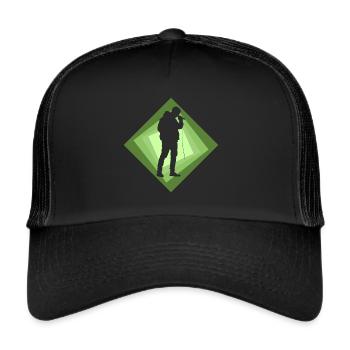 Beatbox Djing DJ - Trucker Cap - black/black - Front