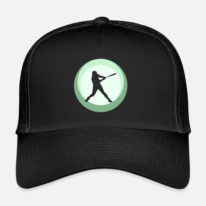 Softball Spieler Pitcher Softballschläger Trucker Cap