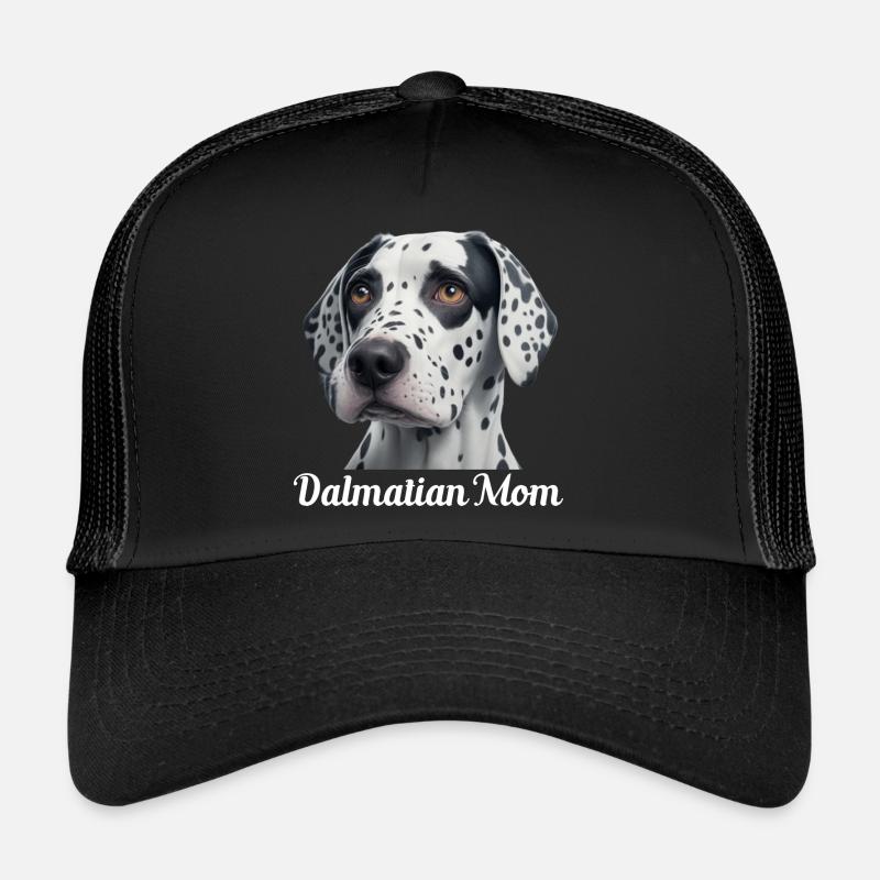 Dalmatian Mom - Trucker Cap - black/black