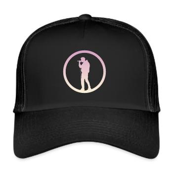 Beatboxer Beatboxer Beatboxer - Trucker Cap - black/black - Front
