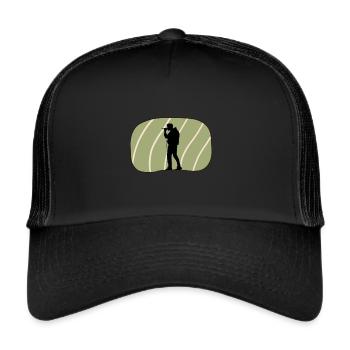 Beatboxer Beatbox Beatboxer - Trucker Cap - black/black - Front