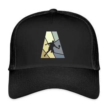 Pickleball Pickleball Racket Pickleball Racket - Trucker Cap - black/black - Front
