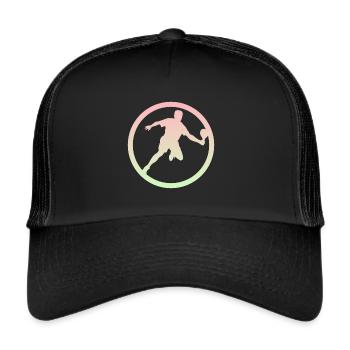 Raquettes de pickleball Raquettes de pickleball - Casquette trucker  - noir/noir - Devant