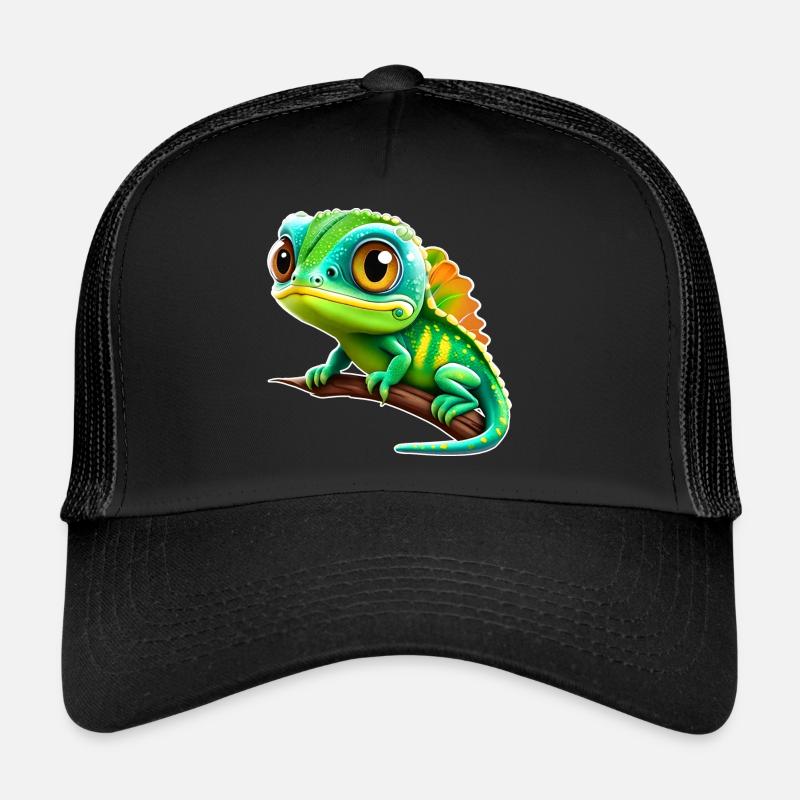 Mignon. Petit iguane Casquette trucker 