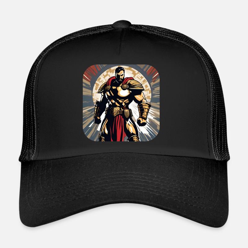 Fier guerrier de Sparte Casquette trucker 