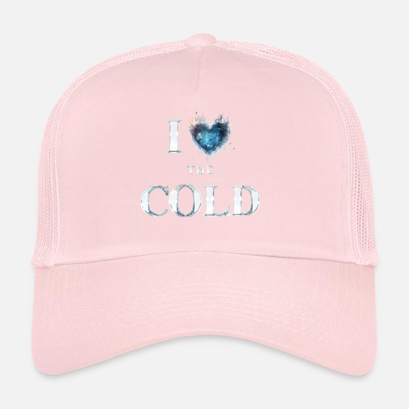 « J’adore le froid » Casquette trucker 