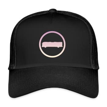 Bus Public transport Public transport - Trucker Cap - black/black - Front
