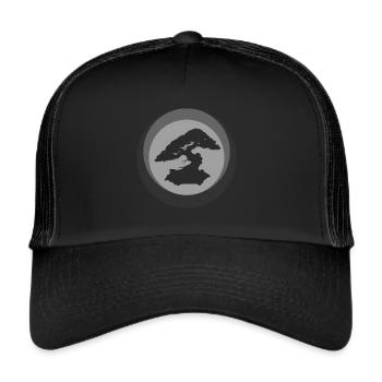 Trees Bonsai Trees - Trucker Cap - black/black - Front