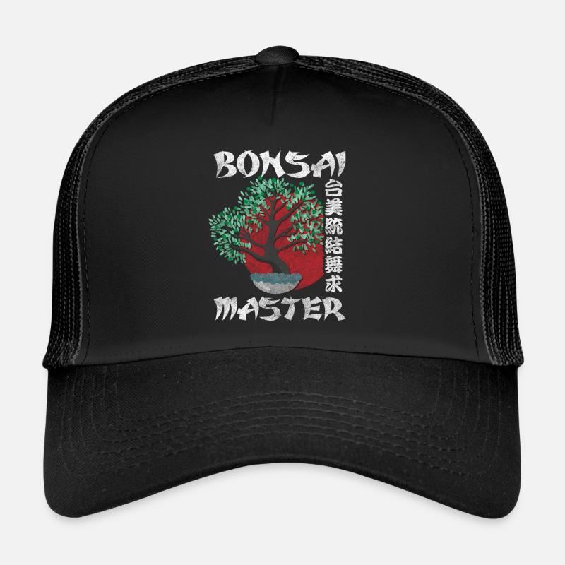 Bonsai Tree Art Meditation Buddhism Trucker Cap