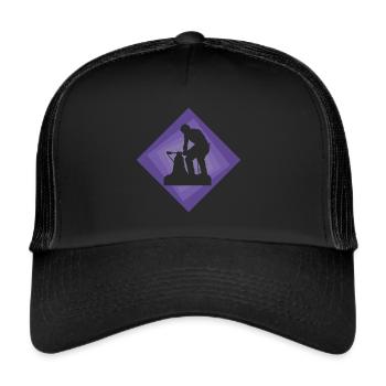 Blacksmith Forging Craft - Trucker Cap - black/black - Front