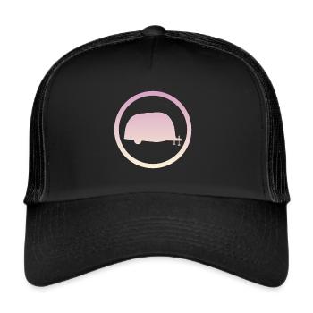 Camper Caravan Caravan - Trucker Cap - black/black - Front