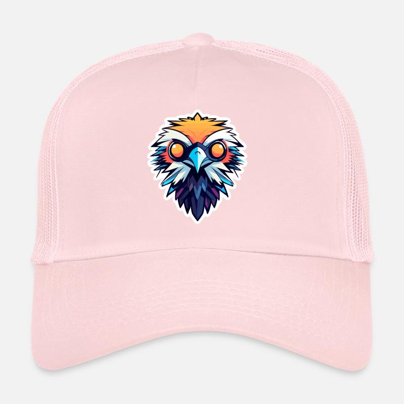 Eagle Bird Drawing Trucker Cap