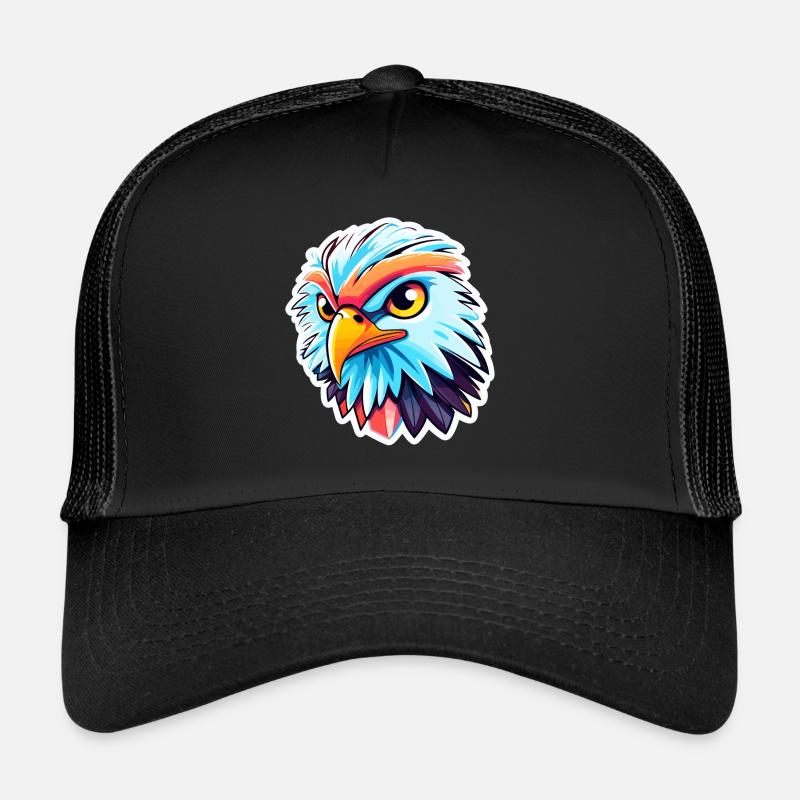 Dessin d’oiseau aigle Casquette trucker 