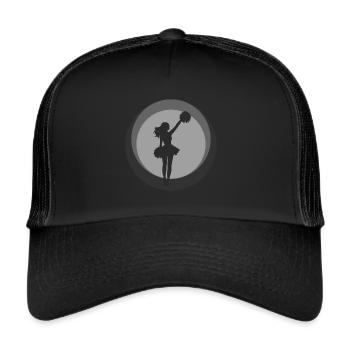 Girlie Cheerleader Girlie - Trucker Cap - black/black - Front