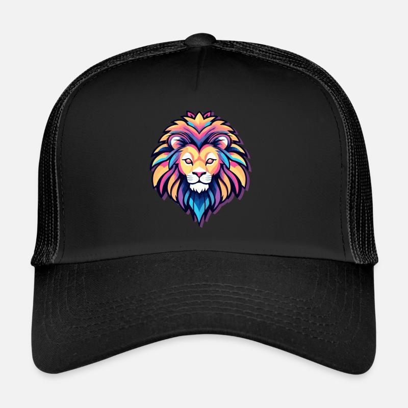 Löwe Zeichnung Trucker Cap