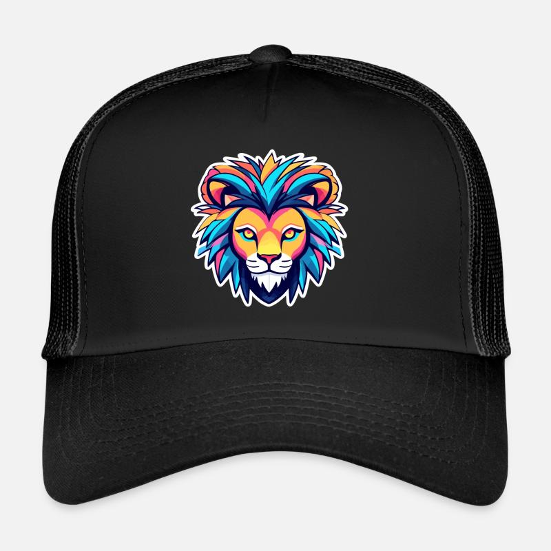Löwe Zeichnung Trucker Cap