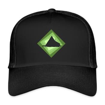 Glamping House House - Trucker Cap - black/black - Front