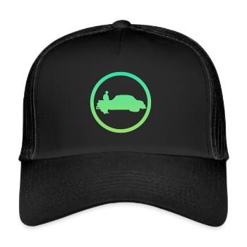 Clé à outils de mécanicien automobile - Casquette trucker  - noir/noir - Devant