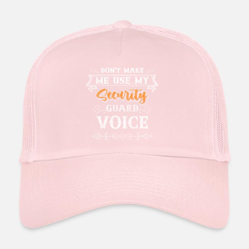 Sécurité, protection, sarcasme, attention Casquette trucker 