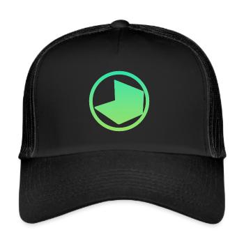 Blogging Blogging Blogger - Trucker Cap - black/black - Front