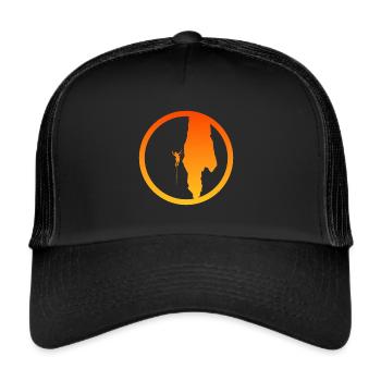 Climber Climbing Climber - Trucker Cap - black/black - Front